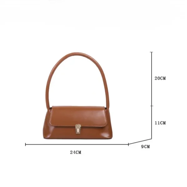 Sacs à bandoulière de marque de luxe pour femmes, Design de mode sous les bras, sac à bandoulière, sac à main et bourses de couleur unie, 2024 6