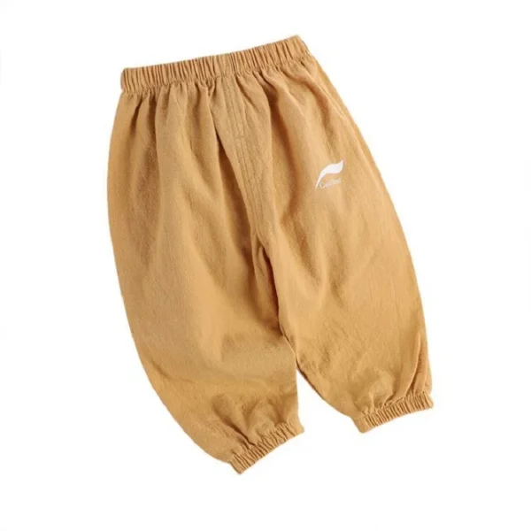 Pantalon anti-moustiques été enfant 1-5 ans – Coton et lin, unisexe 5