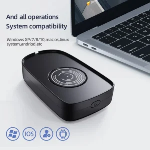 Souris Jiggler USB 5V 1A – Simulateur de mouvement pour garder PC actif, compatible filaire & sans fil 1