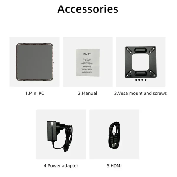 SZBOX GK3V/GK3 Plus Mini PC – Alder Lake N100/N150, 8Go/256Go ou 16Go/512Go, Windows 11 Pro, WiFi 5, BT 4.2 4