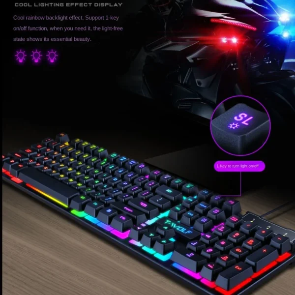 Clavier gaming filaire rétroéclairé – Disposition espagnole pour PC 4