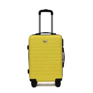 Valise cabine 20’’ à roulettes silencieuses – Grande capacité, design grain fin, voyage universel 2
