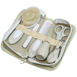 Kit de soins 6 pièces pour bébé – Inhalateur nasal, coupe-ongles, brosse et accessoires 2