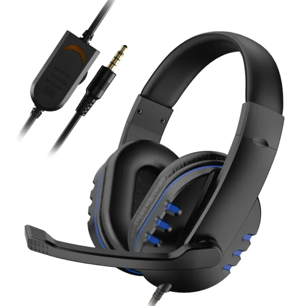 Casque gaming filaire 3,5mm avec micro – Anti-bruit pour PS4 et PC 3