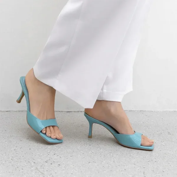 Sandales à Talons Hauts Femme – Bout Carré Ouvert, Élégantes & Confortables 6