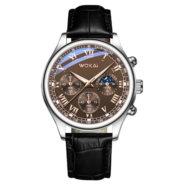 Montre homme 2024 – Quartz de luxe et décontractée, idéale en cadeau 6