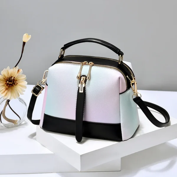 Sac à main minimaliste femme – Style coréen, sac à bandoulière Boston oreiller, tendance été 1