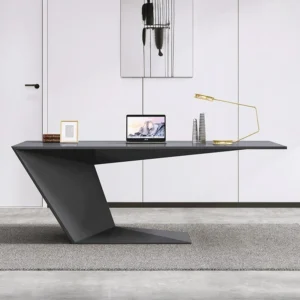 Bureau de travail nordique minimaliste – Table design pour bureau ou réception 1