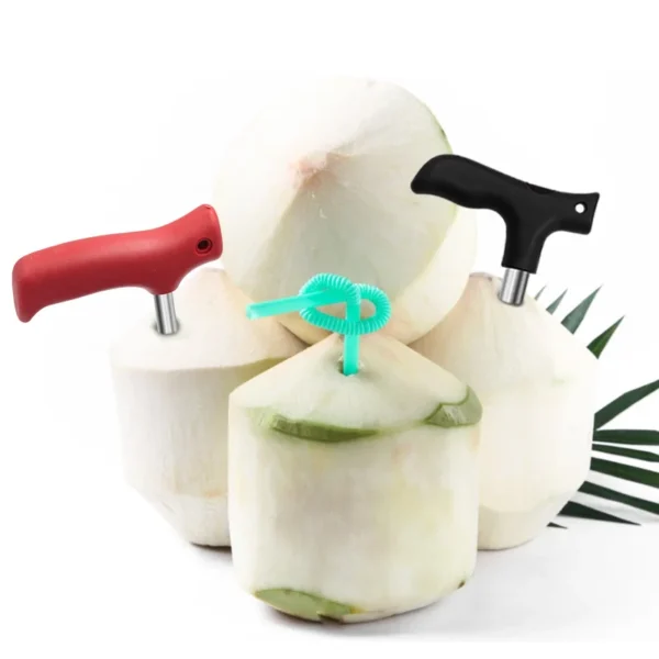 Ouvre-Noix de Coco en Acier Inoxydable – Couteau de Perçage & Coupe Trou 6