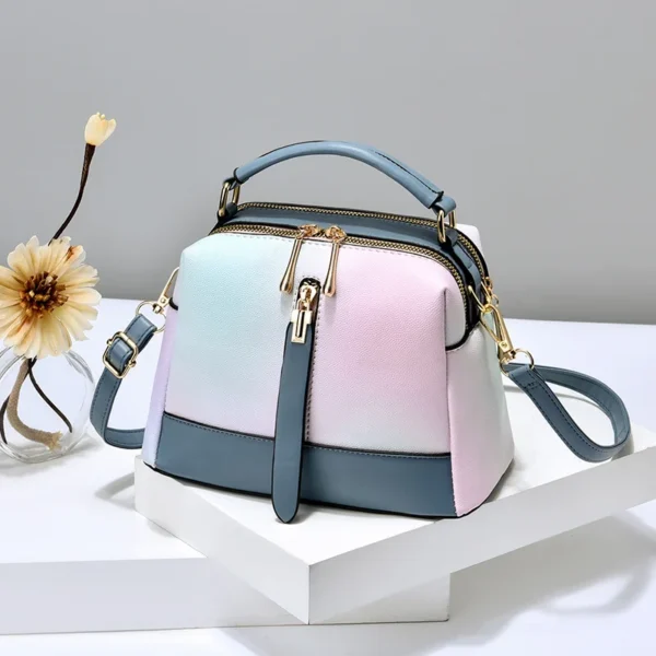 Sac à main minimaliste femme – Style coréen, sac à bandoulière Boston oreiller, tendance été 4