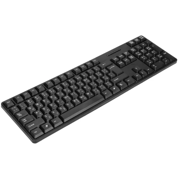 Clavier mécanique ergonomique filaire USB – Bilingue arabe/anglais, durable pour PC et ordinateur portable 6