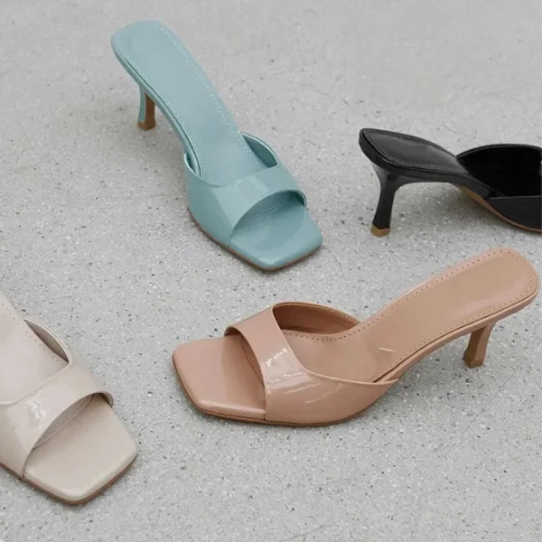 Sandales à Talons Hauts Femme – Bout Carré Ouvert, Élégantes & Confortables 1