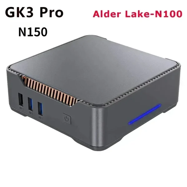 SZBOX GK3V/GK3 Plus Mini PC – Alder Lake N100/N150, 8Go/256Go ou 16Go/512Go, Windows 11 Pro, WiFi 5, BT 4.2 1