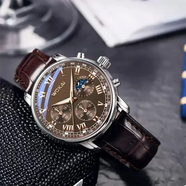 Montre homme 2024 – Quartz de luxe et décontractée, idéale en cadeau 3