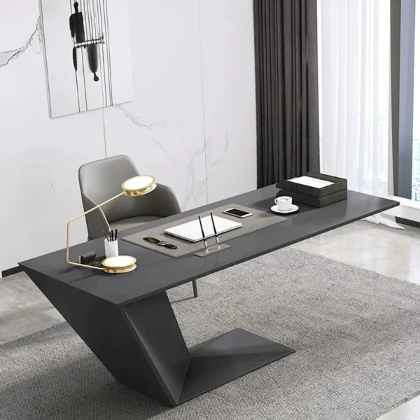 Bureau de travail nordique minimaliste – Table design pour bureau ou réception 4