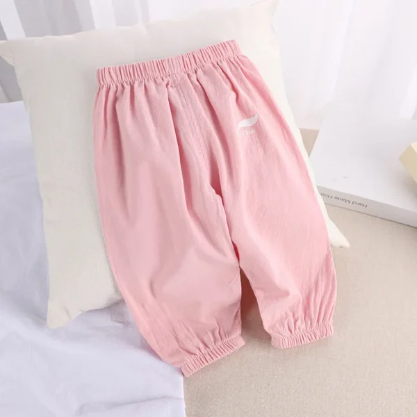Pantalon anti-moustiques été enfant 1-5 ans – Coton et lin, unisexe 6