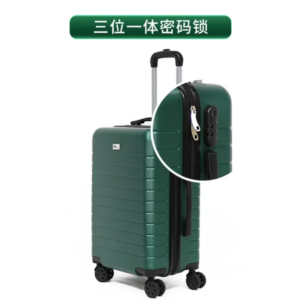 Valise cabine 20’’ à roulettes silencieuses – Grande capacité, design grain fin, voyage universel 6