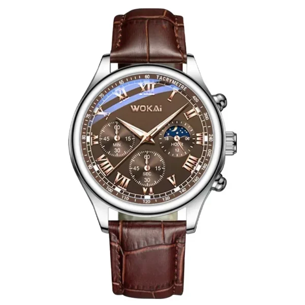 Montre homme 2024 – Quartz de luxe et décontractée, idéale en cadeau 5