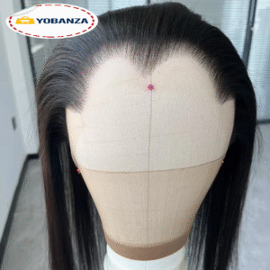 Phashion HD 13x4 13x6 M délié dentelle frontale droite pré plumé fermeture suisse seulement noir naturel 100% Remy cheveux humains en vente 2