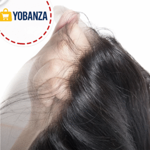 Phashion 28 pouces 13x6 dentelle frontale droite pré plumée fermeture suisse Transparent avant complet seulement noir naturel 100% cheveux humains 2