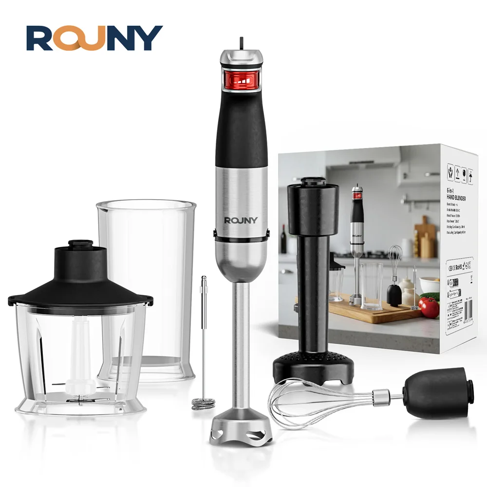 Mixeur plongeant 6 en 1 – lames inox, 1500W cuisine 1