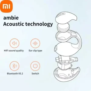 XIAOMI T7500 Bluetooth écouteurs Conduction osseuse stéréo sport vie étanche écouteurs avec Microphone pour les jeux et la musique 2