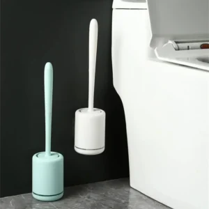 Brosse WC à long manche – nettoyage salle de bain sans angle mort 1