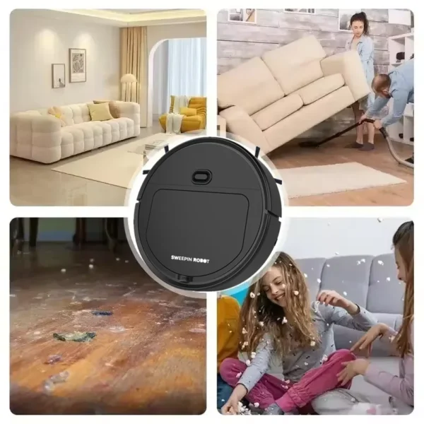 Xiaomi – Robot entièrement automatique 3 en 1, vadrouille intelligente, nettoyage efficace, balayage, sans coins morts, aspirateur pour appareils ménagers 2