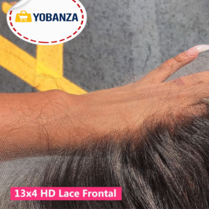 Phashion HD 13x6 13x4 dentelle frontale droite pré plumée 4X4 5x5 6x6 suisse fermeture complète du corps seulement noir naturel 100% cheveux humains 2