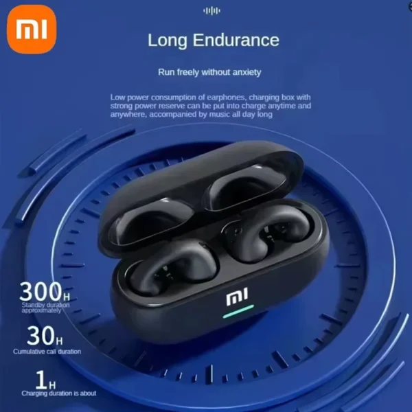 XIAOMI T7500 Bluetooth écouteurs Conduction osseuse stéréo sport vie étanche écouteurs avec Microphone pour les jeux et la musique 3