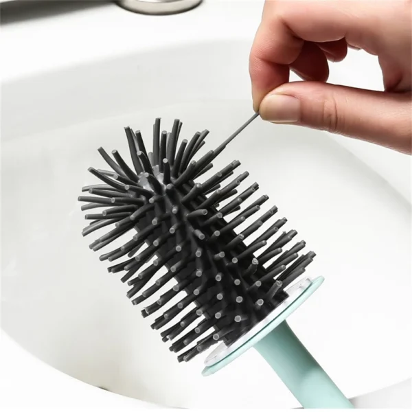 Brosse WC à long manche – nettoyage salle de bain sans angle mort 5